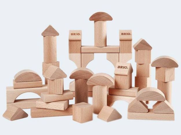 Bild von BRIO 50 Holzbausteine Natur - 63011300