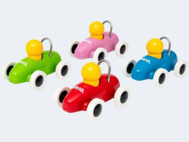 Bild von BRIO Rennwagen mit Rückzugmotor 8cm 4f pi/ro/gr/bl - 63030600