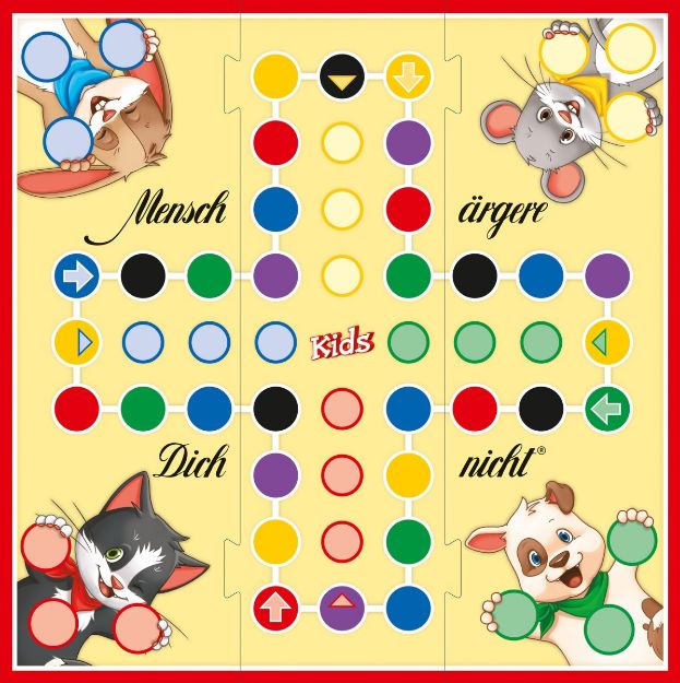 Bild von Schmidt Spiele Mensch ärgere dich nicht Kids Mitbrinspiel in der Metalldose - 51273