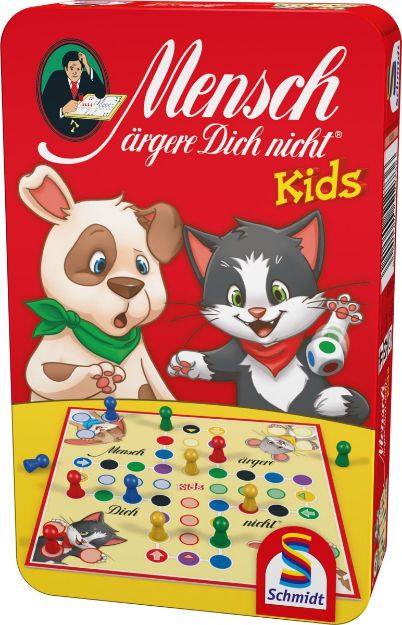 Bild von Schmidt Spiele Mensch ärgere dich nicht Kids Mitbrinspiel in der Metalldose - 51273