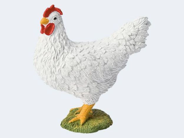 Bild von Bully Huhn weiss 5cm - 62314