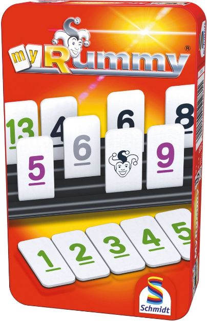 Bild von Schmidt Spiele MyRummy Mitbringspiel in der Metalldose - 51281