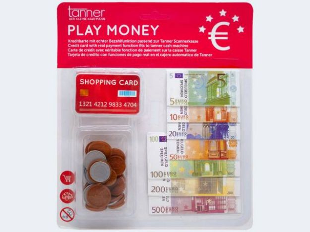 Bild von Spielgeld Euro Scheine/Münzen Blk - 0205.8