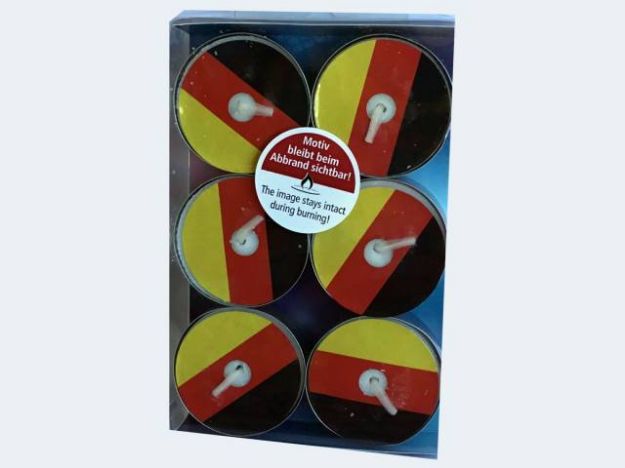 Bild von 6 Teelichte Deutschland Flagge - 61145