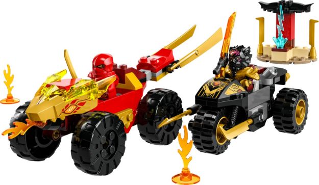 Bild von LEGO® NINJAGO - Verfolgungsjagd mit Kais Flitzer und Ras' Motorrad