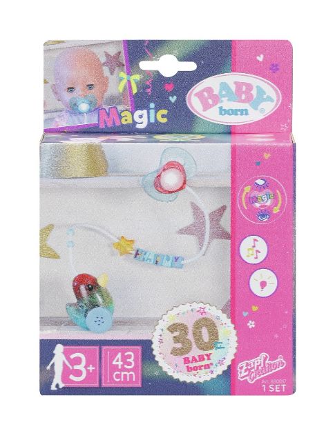 Bild von Zapf 830017 BABY born Happy Birthday Interactive Magic Schnuller 43 cm