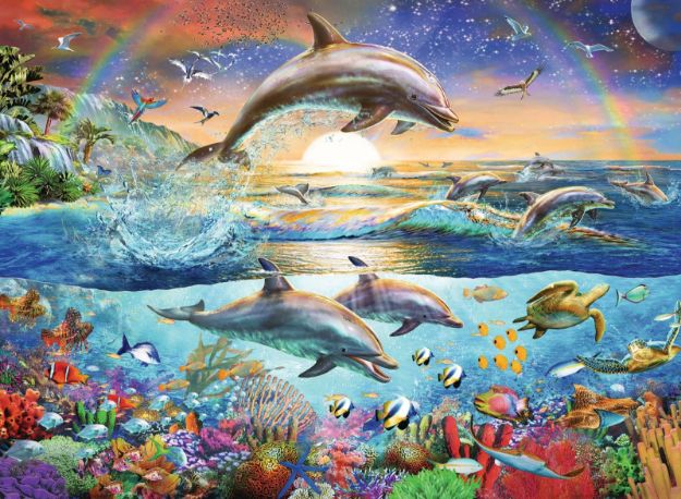 Bild von Ravensburger 12895 Puzzle Delfinparadies 300 Teile
