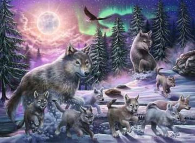 Bild von Ravensburger 12908 Puzzle Nordwölfe 150 Teile