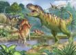 Bild von Puzzle 100T +Malbuch Welt der Dinosaurier - 13695