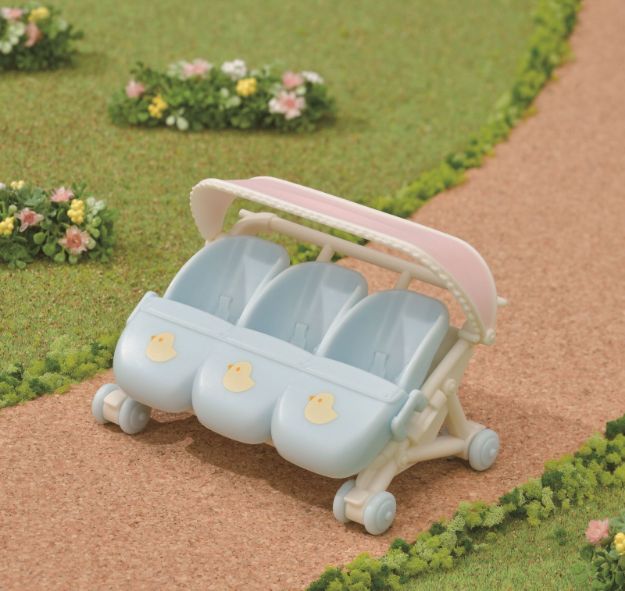 Bild von Sylvanian Kinderwagen für Drillinge - 5533