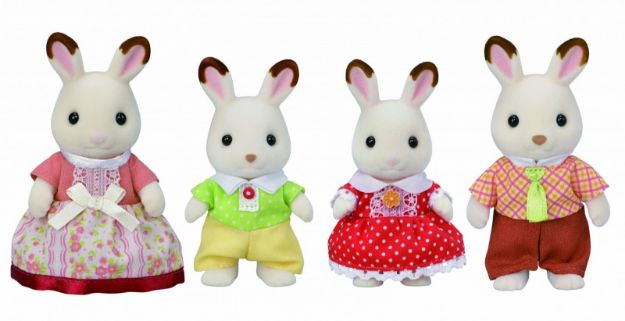 Bild von Sylvanian Families 5655 Schokoladenhasen Familie NEU