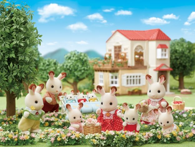 Bild von Sylvanian Families 5655 Schokoladenhasen Familie NEU
