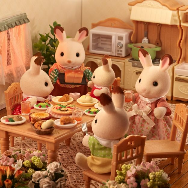 Bild von Sylvanian Families 5655 Schokoladenhasen Familie NEU
