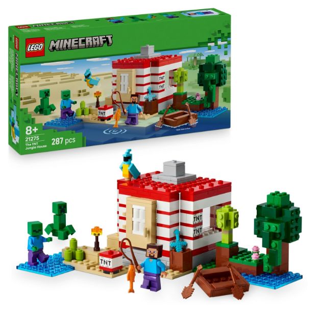 Bild von LEGO® Minecraft™ - 21275 Das TNT-Dschungelhaus