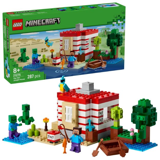 Bild von LEGO® Minecraft™ - 21275 Das TNT-Dschungelhaus