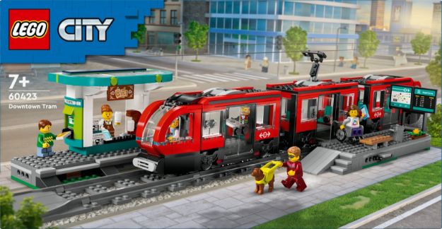 Bild von LEGO® City - 60423 Straßenbahn mit Haltestelle