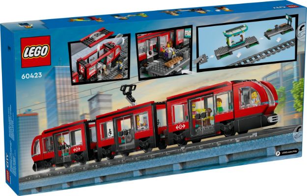 Bild von LEGO® City - 60423 Straßenbahn mit Haltestelle