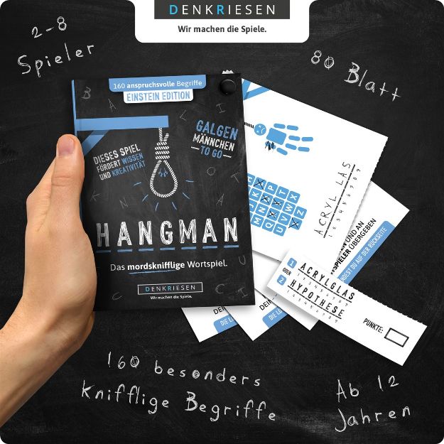 Bild von HANGMAN - EINSTEIN EDITION "Galgenmännchen TO GO" - HM2002