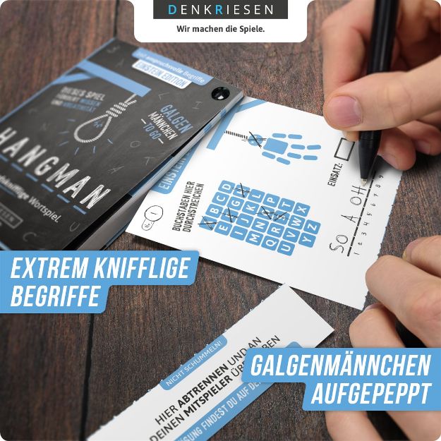 Bild von HANGMAN - EINSTEIN EDITION "Galgenmännchen TO GO" - HM2002