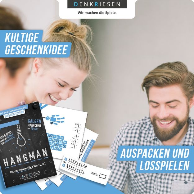 Bild von HANGMAN - EINSTEIN EDITION "Galgenmännchen TO GO" - HM2002