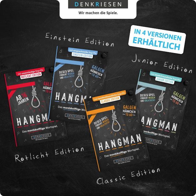 Bild von HANGMAN - EINSTEIN EDITION "Galgenmännchen TO GO" - HM2002