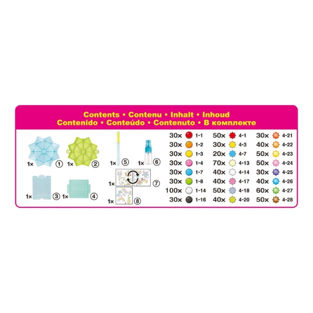 Bild von Aquabeads Sternperlen Starter Set mit über 1000 Perlen - 31601