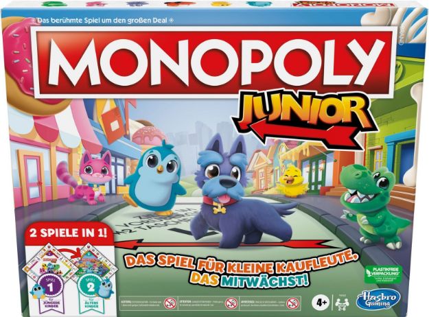Bild von Monopoly Junior 2 Games in 1 - F8562100