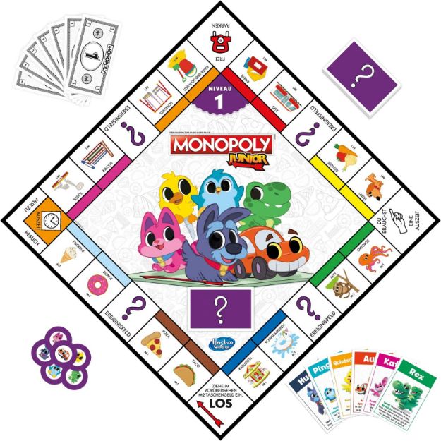 Bild von Monopoly Junior 2 Games in 1 - F8562100