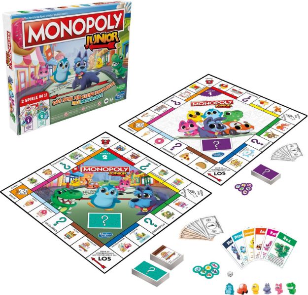 Bild von Monopoly Junior 2 Games in 1 - F8562100