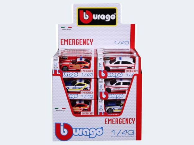 Bild von Burago Street Einsatz Fahrzeuge 3-f Display=24 - 18-30074