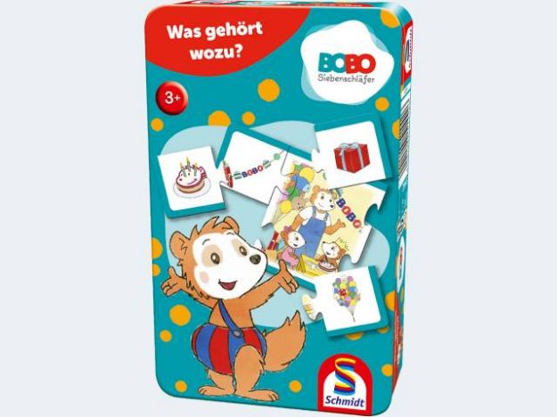 Bild von Bobo Siebenschläfer Was gehört wozu? Metallbox - 51442