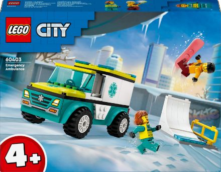 Zeige Details für LEGO® City - Rettungswagen und Snowboarder Bild von LEGO® City - Rettungswagen und Snowboarder