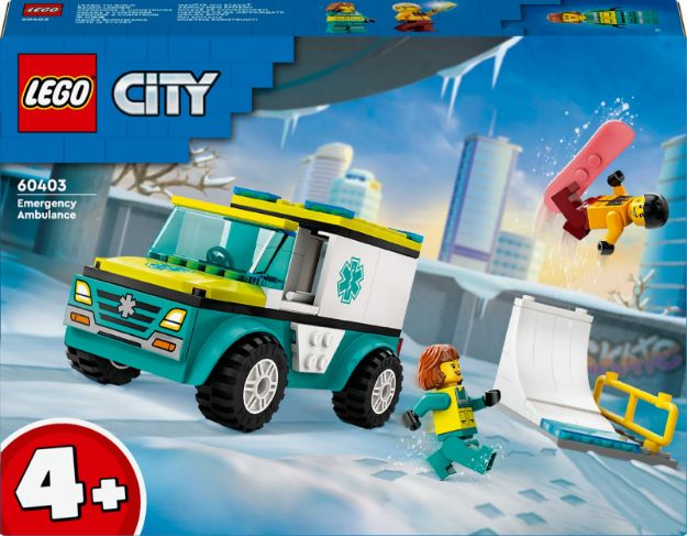 Bild von LEGO® City - Rettungswagen und Snowboarder