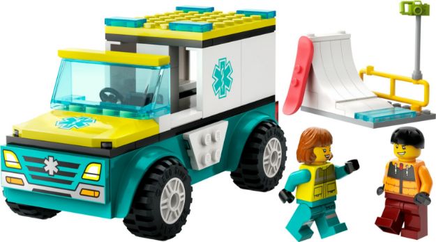 Bild von LEGO® City - Rettungswagen und Snowboarder