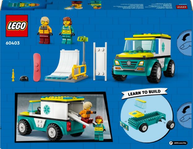 Bild von LEGO® City - Rettungswagen und Snowboarder