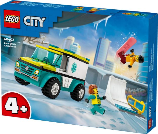 Bild von LEGO® City - Rettungswagen und Snowboarder