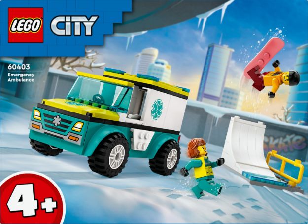 Bild von LEGO® City - Rettungswagen und Snowboarder