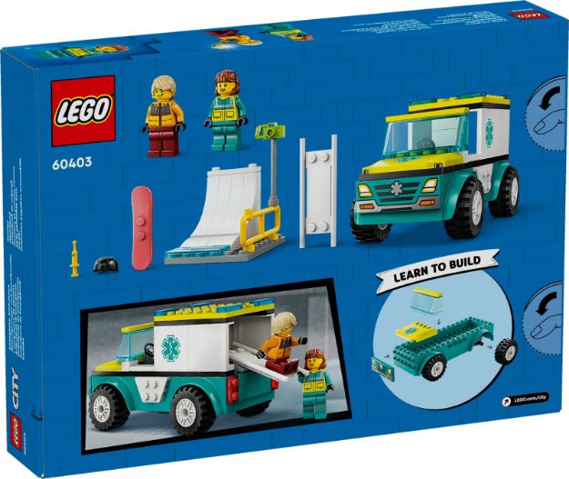 Bild von LEGO® City - Rettungswagen und Snowboarder