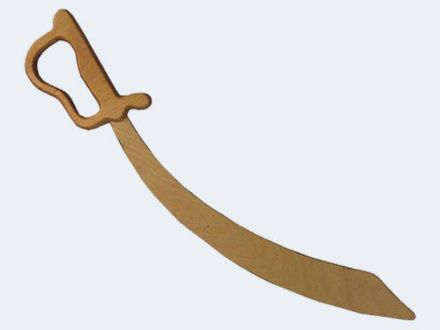 Zeige Details für Piratensäbel Holz 56cm - 1121 Bild von Piratensäbel Holz 56cm - 1121