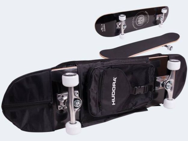 Bild von Skateboard Columbia mit  Rucksack 78cm ABEC3 Ahor - 12173
