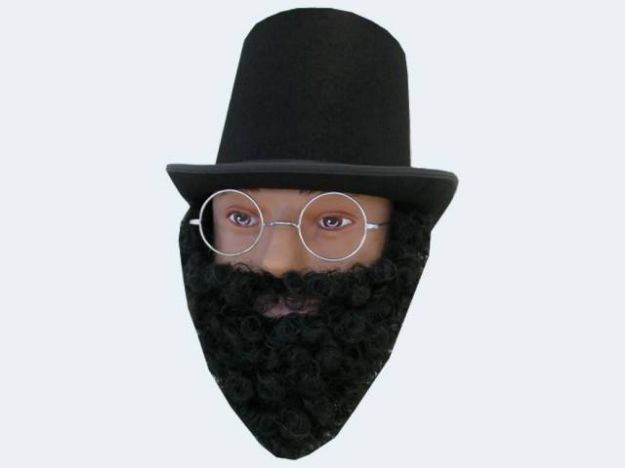 Bild von Vollbart Professor schwarz - 500.056.01