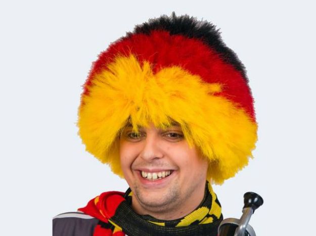 Bild von Deutschland Perücke Glatthaar - 300.163.00