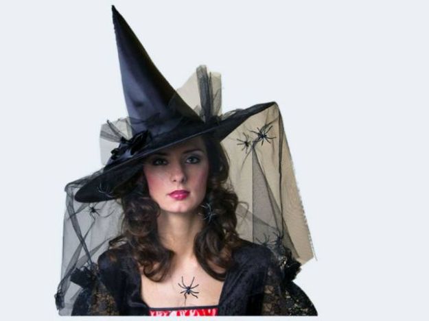 Bild von Hexenhut mit Schleier - 750.099.01