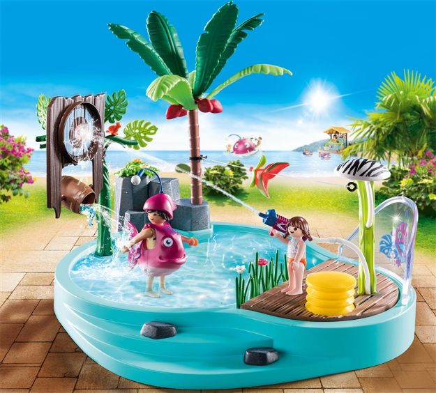 Bild von PLAYMOBIL® - Spaßbecken mit Wasserspritze - 70610