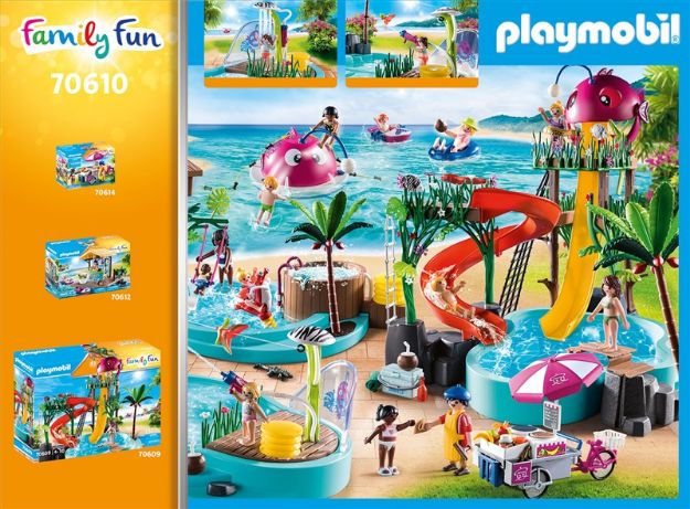 Bild von PLAYMOBIL® - Spaßbecken mit Wasserspritze - 70610