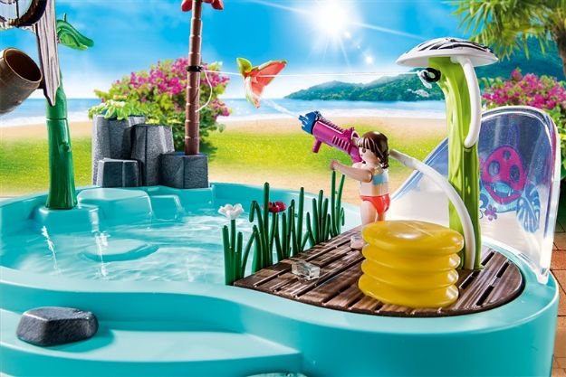 Bild von PLAYMOBIL® - Spaßbecken mit Wasserspritze - 70610