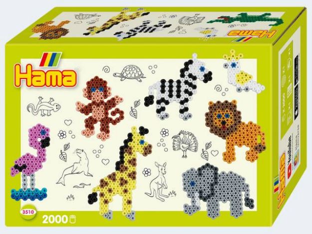 Bild von Hama 2000 Perlen Kleine Welt Zootiere - 03510