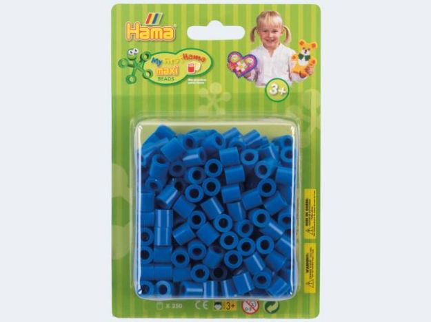 Bild von Hama Maxi 250 Perlen blau - 8509