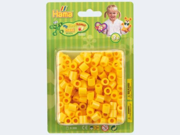 Bild von Hama Maxi 250 Perlen gelb - 8503