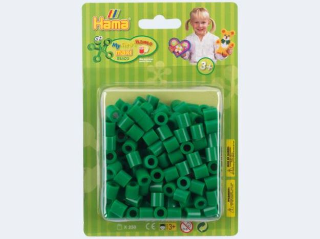 Bild von Hama Maxi 250 Perlen grün - 8510